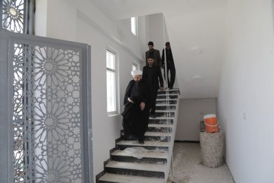 رئيس القسم يزور معهد القرآن الكريم النسوي في النجف  ويتابع الدورات القرآنية ويتفقد أعمال البناية الجديدة ويلتقى بكادر مجلة نفحات 