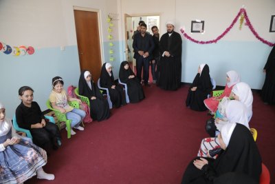 رئيس القسم يزور معهد القرآن الكريم النسوي في النجف  ويتابع الدورات القرآنية ويتفقد أعمال البناية الجديدة ويلتقى بكادر مجلة نفحات 