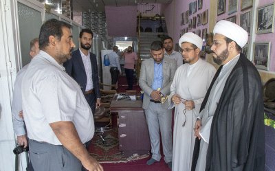 رئيس القسم يزور مركز تراث الحلة ويتابع نشاطاته الفكرية و الثقافية