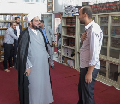 رئيس القسم يزور مركز تراث الحلة ويتابع نشاطاته الفكرية و الثقافية