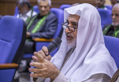 على هامش مهرجان الغدير السنوي .. وفد قسم شؤون المعارف الاسلامية والإنسانية يشارك في ندوة فكرية عن مباديء حقوق الانسان عند الامام علي عليه السلام