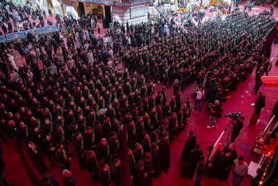 موكب الامام الحسين(ع) خدمة العتبتين المقدستين الحسينية والعباسية يوم 7 محرم 1440هـ