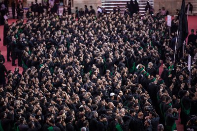 موكب الامام الحسين(ع) خدمة العتبتين المقدستين الحسينية والعباسية يوم 7 محرم 1440هـ