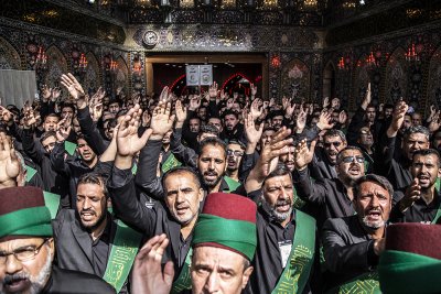 موكب الامام الحسين(ع) خدمة العتبتين المقدستين الحسينية والعباسية يوم 7 محرم 1440هـ