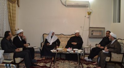 وفدٌ من العتبة العبّاسيّة المقدسة يزور مدينة قم المقدسة للتواصل مع العلماء والمؤسسات والمراكز المختصّة بإحياء التراث