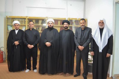 وفد العتبة العباسية المقدسة يواصل زياراته لأساطين العلماء و المؤسَّساتِ التراثية في قم المقدسة