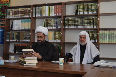 وفد العتبة العباسية المقدّسة يبحث سبل العمل المشترك مع المؤسسات التراثية التابعة للعتبة الحسينية المقدسة في مدينة قم المقدسة