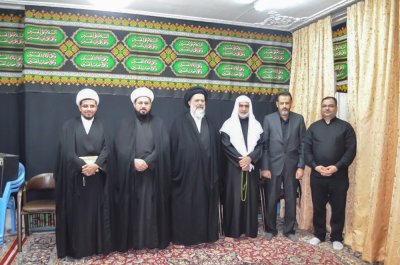 مشيداً بالجهود المباركة المهتمة بتراث أهل البيت –عليهم السلام- آية الله السيد أحمد المددي يستقبل وفد العتبة العباسية المقدسة