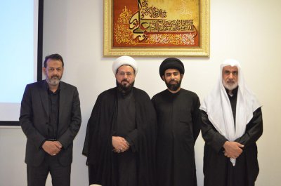 وفد العتبة العبّاسيّة المقدّسة يزور عدد من العلماء الأعلام والمؤسسات في مدينة  قم المقدّسة