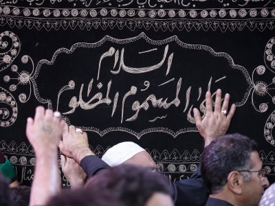 موكب الامام الحسين(ع) خدمة العتبتين المقدستين الحسينية والعباسية بمناسبة استشهاد الامام الحسن المجتبى(عليه السلام)	