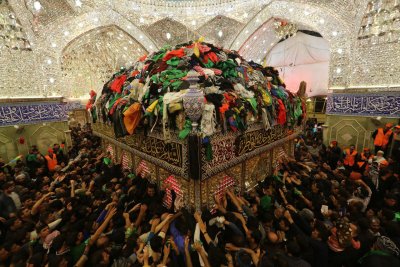 زوار اربعينية الامام الحسين(ع) يوم 10صفر عام  1440هـ