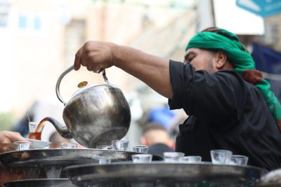 زوار اربعينية الامام الحسين(ع) يوم 10صفر عام  1440هـ