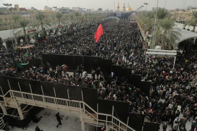 زوار اربعينية الامام الحسين(ع) يوم 10صفر عام  1440هـ