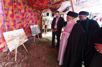 قسم شؤون المعارف الاسلامية والانسانية يشارك في مهرجان (الشهادة السنوي الثامن ) في محافظة واسط