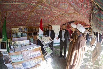 قسم شؤون المعارف الاسلامية والانسانية يشارك في مهرجان (الشهادة السنوي الثامن ) في محافظة واسط