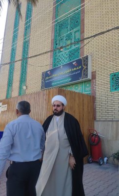 متابعاً لأعماله ومناهجه القرآنية ..  رئيس قسم شؤون المعارف الإسلامية والإنسانية يزور معهد القرآن الكريم النسوي في النجف