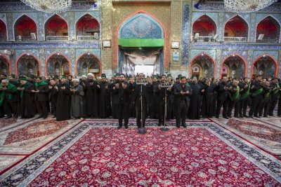 موكب عزاء العتبتين المقدستين بمناسبة استشهاد السيدة ام البنين (عليها السلام )