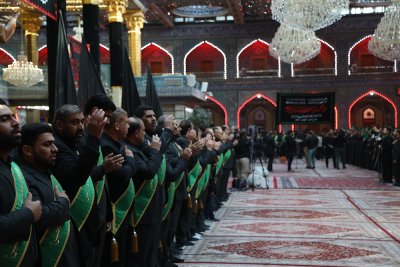 موكب عزاء العتبتين المقدستين بمناسبة استشهاد السيدة ام البنين (عليها السلام )