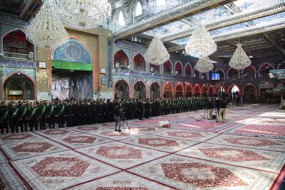 موكب عزاء العتبتين المقدستين بمناسبة استشهاد السيدة ام البنين (عليها السلام )