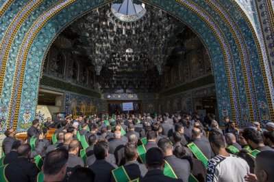موكب عزاء العتبتين المقدستين بمناسبة استشهاد السيدة ام البنين (عليها السلام )