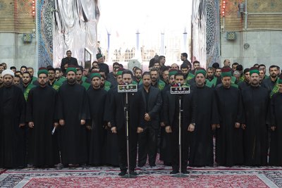 موكب عزاء العتبتين المقدستين بمناسبة استشهاد السيدة ام البنين (عليها السلام )