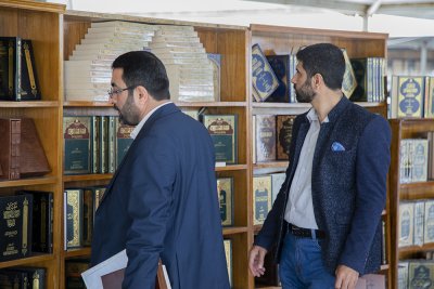 بنتاجاتٍ علميّةٍ عديدة... قسم شؤون المعارف الاسلامية والإنسانية ممثلاً عن العتبة العباسية المقدّسة في معرض الكتاب الإسلامي بجامعة وارث الأنبياء 