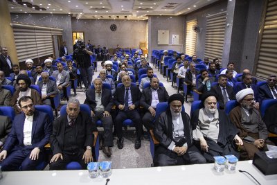 قسم شؤون المعارف الإسلامية والإنسانية يحضر احتفال العتبة العلوية المقدّسة بذكرى صدور مجلّة مخطوطاتنا