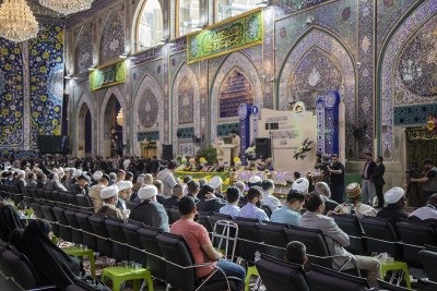 احتفاءً بذكرى ولادة الإمام الحسين والأنوار المحمّديّة – صلوات الله وسلامه عليهم- انطلقت فعاليات مهرجان ربيع الشهادة الدولي الخامس عشر