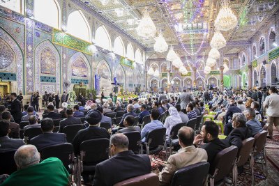 احتفاءً بذكرى ولادة الإمام الحسين والأنوار المحمّديّة – صلوات الله وسلامه عليهم- انطلقت فعاليات مهرجان ربيع الشهادة الدولي الخامس عشر