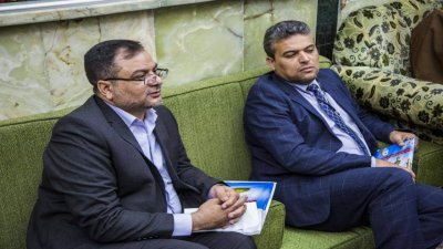 المتولّي الشرعيّ للعتبة العبّاسية المقدّسة سماحة السيّد أحمد الصافي (دام عزّه) يلتقي بمجموعةٍ من المشاركين في المؤتمر العلميّ للشيخ آغا بزرك الطهرانيّ