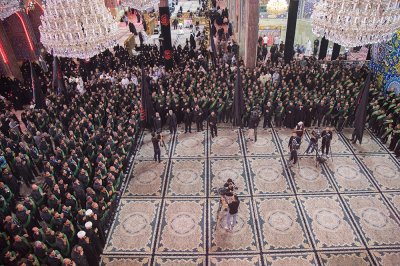 خَدَمةُ العتبتين المقدّستين يعزّون الإمام الحسين وأخاه أبا الفضل في ذكرى استشهاد أبيهما أمير المؤمنين علي بن ابي طالب (عليهم السلام)