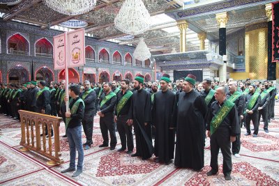 خَدَمةُ العتبتين المقدّستين يعزّون الإمام الحسين وأخاه أبا الفضل في ذكرى استشهاد أبيهما أمير المؤمنين علي بن ابي طالب (عليهم السلام)