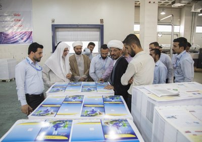 من أجل الاطلاع على مشاريع العتبة العباسية المقدسة ... منتسبو قسم شؤون المعارف الإسلامية والإنسانية يزورن عدداً من منشآت العتبة 