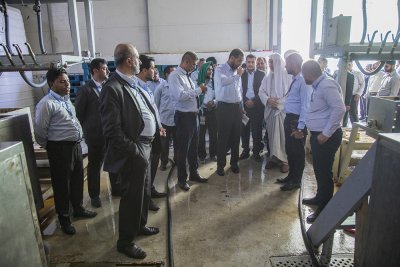 من أجل الاطلاع على مشاريع العتبة العباسية المقدسة ... منتسبو قسم شؤون المعارف الإسلامية والإنسانية يزورن عدداً من منشآت العتبة 