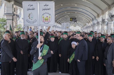 خَدَمةُ العتبتين المقدّستين يعزّون الإمام الحسين وأخاه أبا الفضل (عليهما السلام) في ذكرى استشهاد الإمام محمد الباقر (عليه السلام)