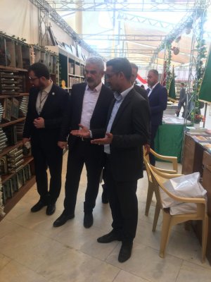بنتاجات فكرية وثقافية .. قسم شؤون المعارف الإسلامية يشارك في معرض الكتاب ضمن مهرجان الغدير الدولي الثامن