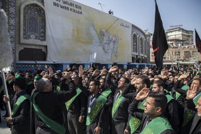 موكب خدمة العتبتين المقدستين الحسينية والعباسية يوم 7 من محرم 1441هـ