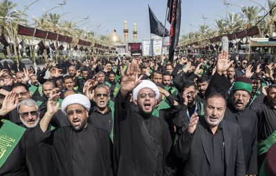 موكب خدمة العتبتين المقدستين الحسينية والعباسية يوم 7 من محرم 1441هـ