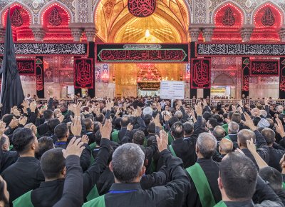 موكب خدمة العتبتين المقدستين الحسينية والعباسية يوم 7 من محرم 1441هـ