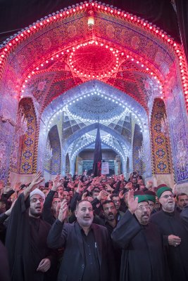 موكب خدمة العتبتين المقدستين الحسينية والعباسية يوم 7 من محرم 1441هـ