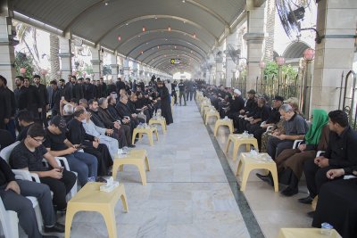 قسم شؤون المعارف الإسلامية والإنسانية يشارك في مجلس عزاء شهداء ركضة طويريج