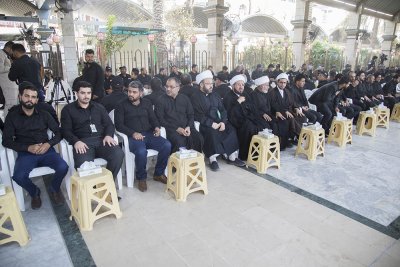 قسم شؤون المعارف الإسلامية والإنسانية يشارك في مجلس عزاء شهداء ركضة طويريج