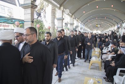قسم شؤون المعارف الإسلامية والإنسانية يشارك في مجلس عزاء شهداء ركضة طويريج