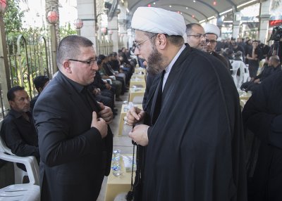 قسم شؤون المعارف الإسلامية والإنسانية يشارك في مجلس عزاء شهداء ركضة طويريج
