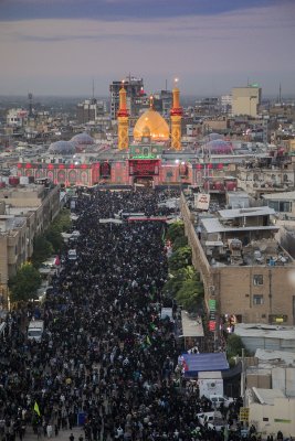 كربلاء تستقبل الحشود المليونية لزوار أبي عبد الله الحسين (ع)