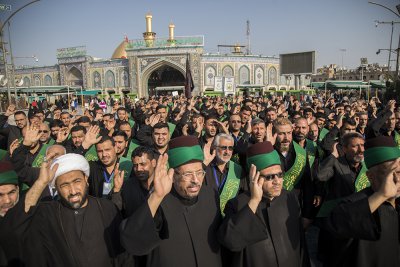 خَدَمةُ العتبتين المقدّستين يعزّون الإمام الحسين وأخاه أبا الفضل (عليهما السلام) في ذكرى استشهاد الإمام الحسن العسكري (عليه السلام)