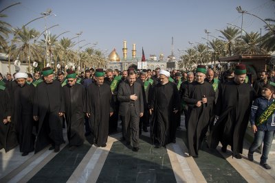 خَدَمةُ العتبتين المقدّستين يعزّون الإمام الحسين وأخاه أبا الفضل (عليهما السلام) في ذكرى استشهاد الإمام الحسن العسكري (عليه السلام)