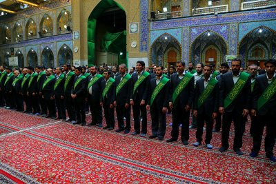 الممارسة العبادية في صحن ابي الفضل العباس (عليه السلام)