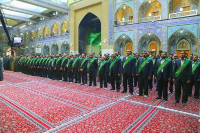 الممارسة العبادية في صحن ابي الفضل العباس (عليه السلام)