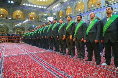 الممارسة العبادية في صحن ابي الفضل العباس (عليه السلام)